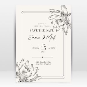 Wedding Invitation Cards D03