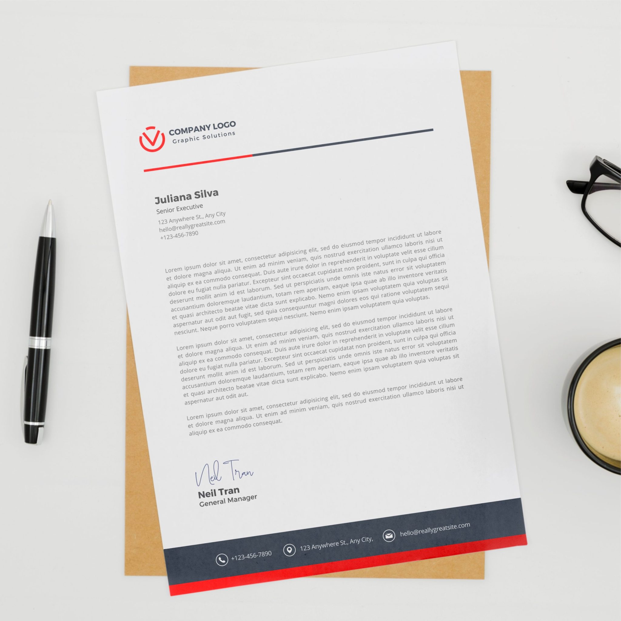 Letterheads - Dzine Studio 87