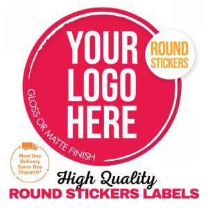 Express Round Stickers